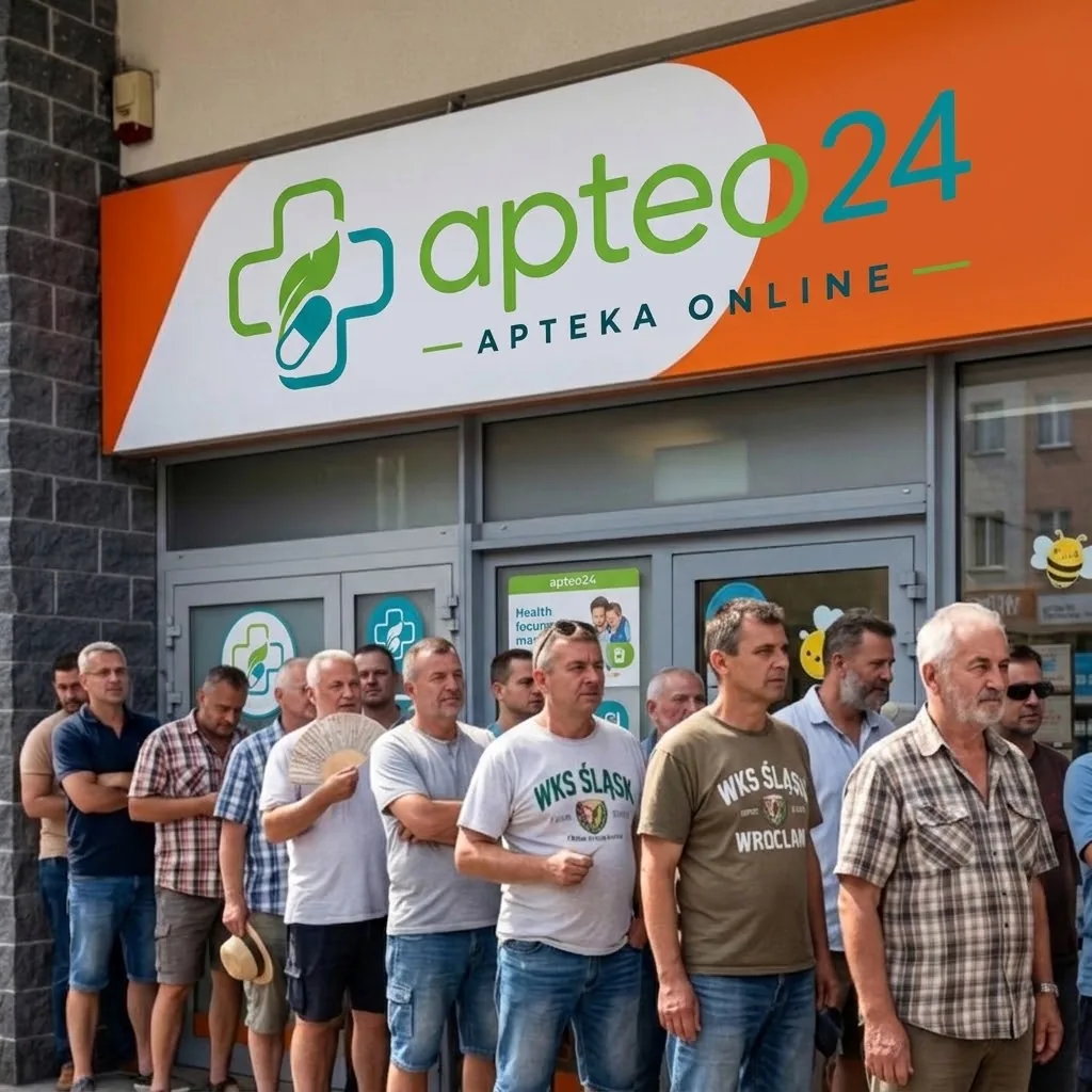Kolejka pod apteką Apteo24.pl